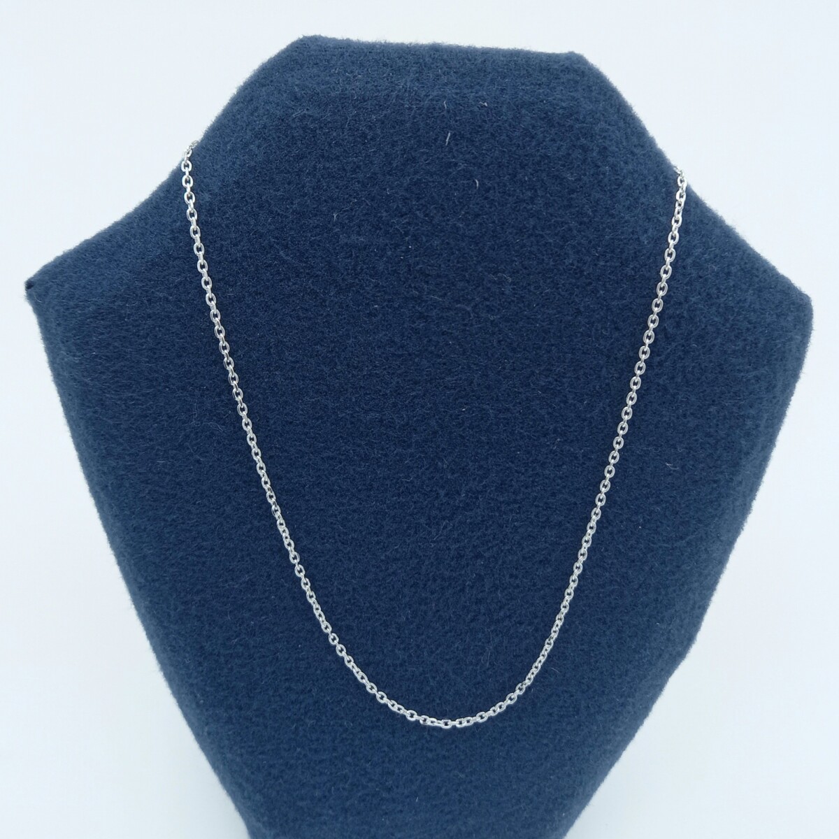 Cadena de plata. Modelo, FORCET, 40 cm. 