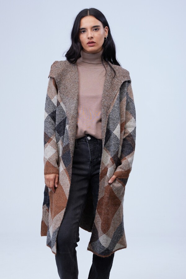 Cardigan Cuadrille TOSTADO/MULTI