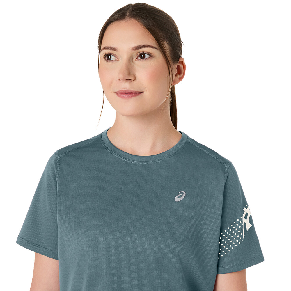 Polo Running Icon SS Top Mujer Foggy Teal