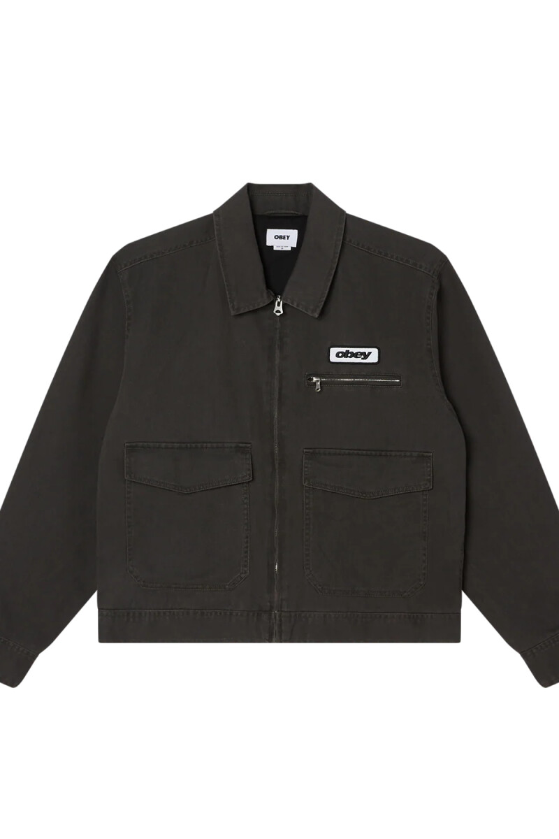 OBEY WALTER WORK JACKET Negro