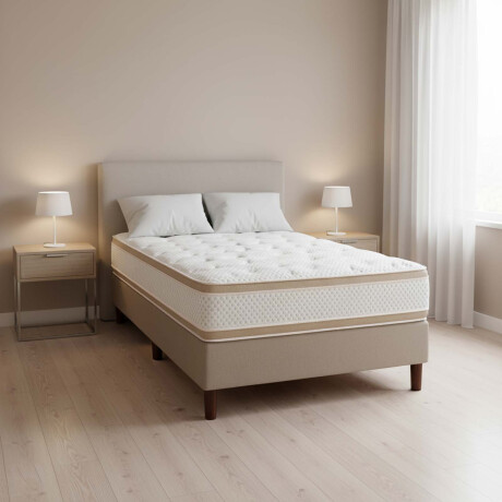 SOMMIER DE ESPUMA IVORY A 1.5 PLAZAS