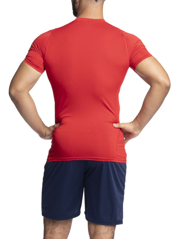 Remera Térmica Manga Corta Umbro Hombre Celeste, Rosado, Arena