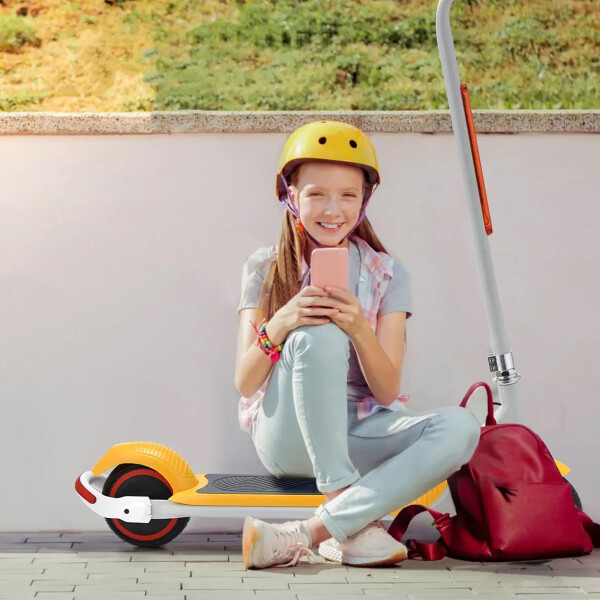 Monopatin Electrico GoGreen Guri Infantil Niños R6.5 15 Km/h Variante Color Amarillo