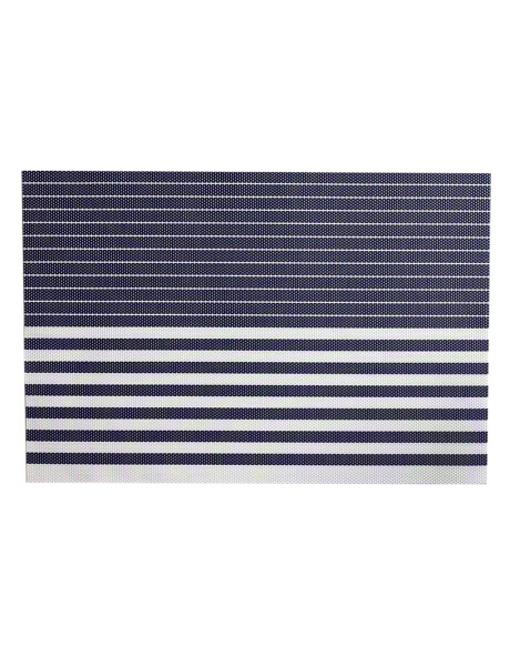 INDIVIDUAL PVC RAYAS 45x30CM AZUL/BLANCO INDIVIDUAL PVC RAYAS 45x30CM AZUL/BLANCO