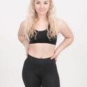CALZA CODIGO LYCRA CON ALGODÓN NEGRO