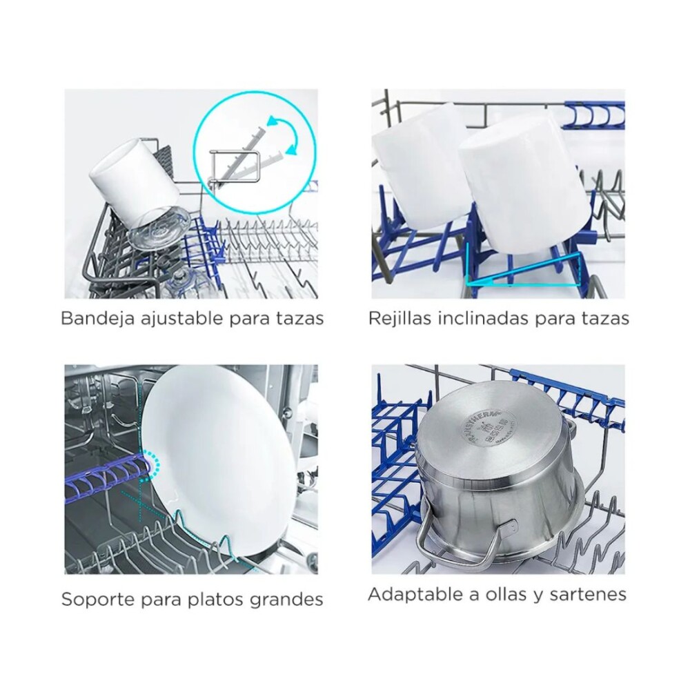 Lavavajillas 6C Inox - Modelo MDWTF0602MS - Midea Lavavajillas 6C Inox - Modelo MDWTF0602MS - Midea