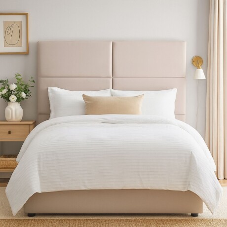 Respaldo de pared LOTUS GRIS - 2 PLAZAS