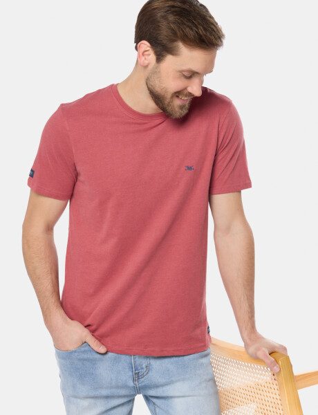 REMERA LISA DE ALGODÓN Ladrillo