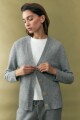 Cardigan Génova gris melange