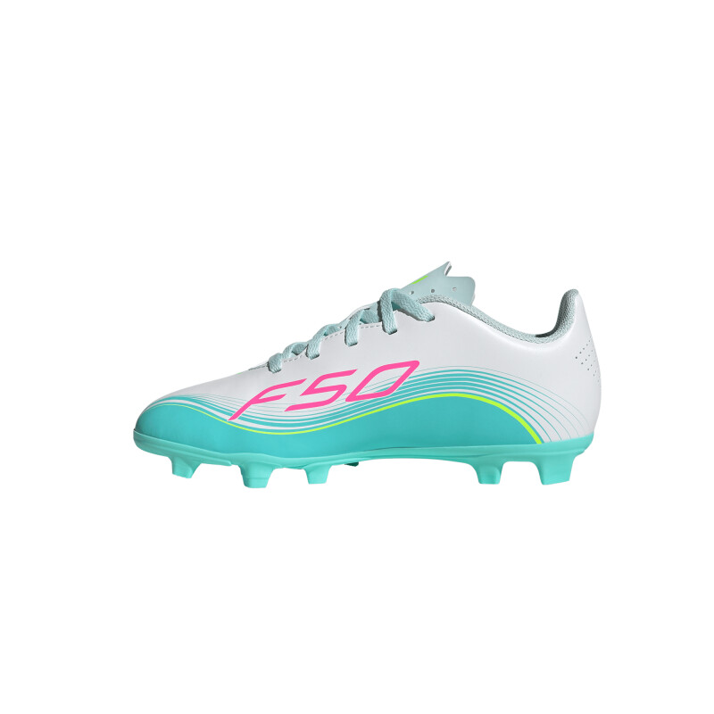 Championes adidas F50 Messi FG/MG de Niño White Light Blue