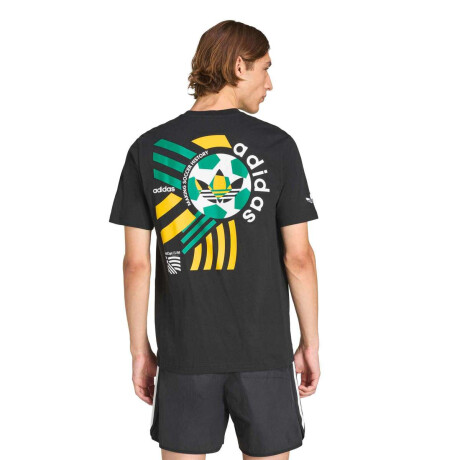 Remera Ftbl Gfx Manga Corta T De Hombre Negro