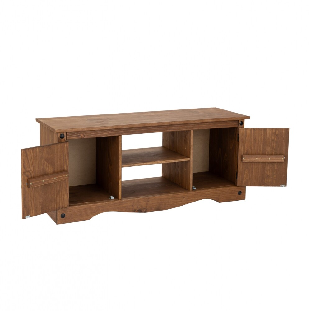 Rack 2 Puertas Línea Mexicana Nogal