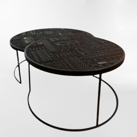 MESA DE CENTRO VOLTA NEGRO - SET x 2