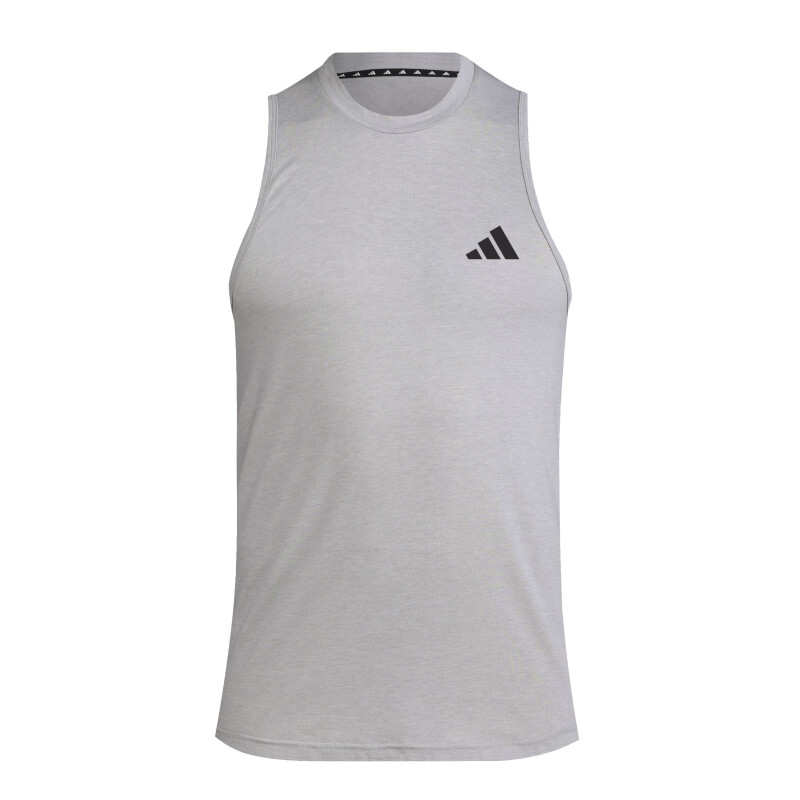 Musculosa de Hombre Adidas Train Essentials Gris - Negro