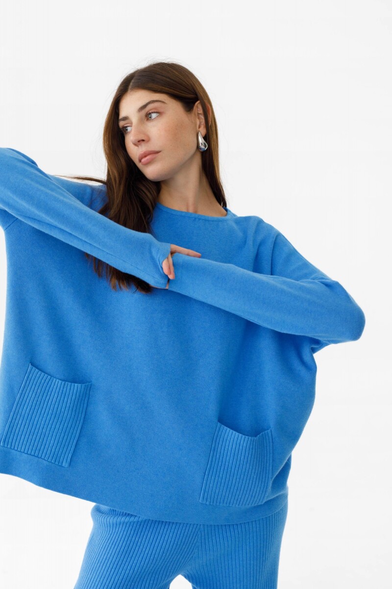 Sweater Manola - Azul 