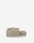Sofá Singa 3 Plazas con chaise longue izquierdo beige 296 cm