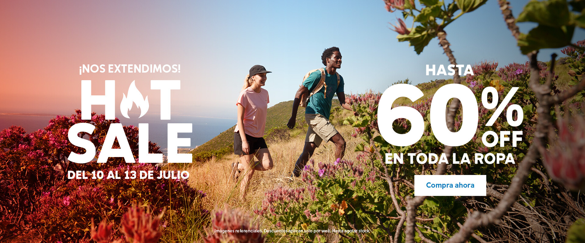 Hasta 60% OFF en toda la ropa