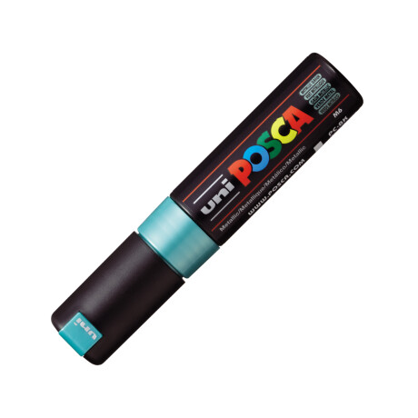 MARCADOR UNI POSCA 8 MM VERDE METALIZADO N/A