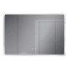 Espejo Táctil Para Baño 60cm X 80cm Luz Led Horizontal Espejo Táctil Para Baño 60cm X 80cm Luz Led Horizontal