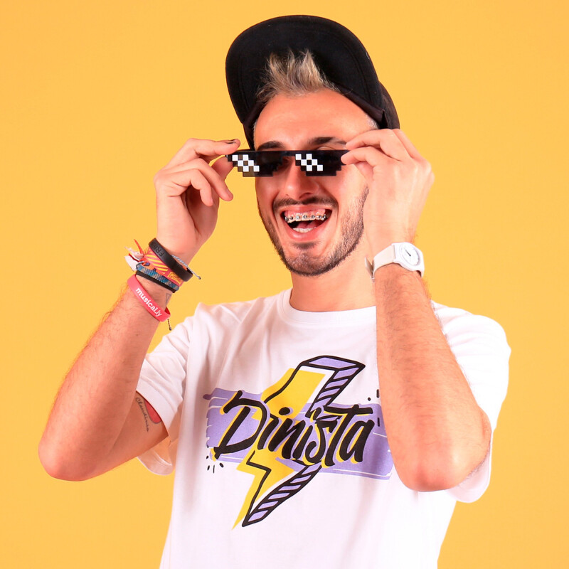 Remera de Mujer You are the tik to my tok Dinista Claudinio Blanco