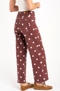 Jean Print Lunares Rojo