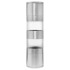 Molinillo Doble Sal Y Pimienta Acero Inox Ajustable 2 En 1 ® Variante Color Plateado