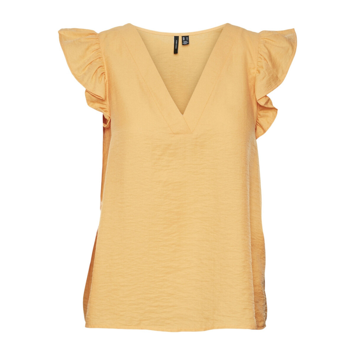 VMNATJA SL FLOUNCE TOP WVN GA - Tangerine 