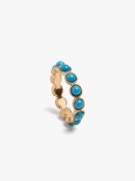 Anillo Con Semiesferas azul