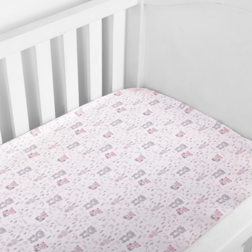 Sabanita Ajustable 70x130 Bosque Rosa