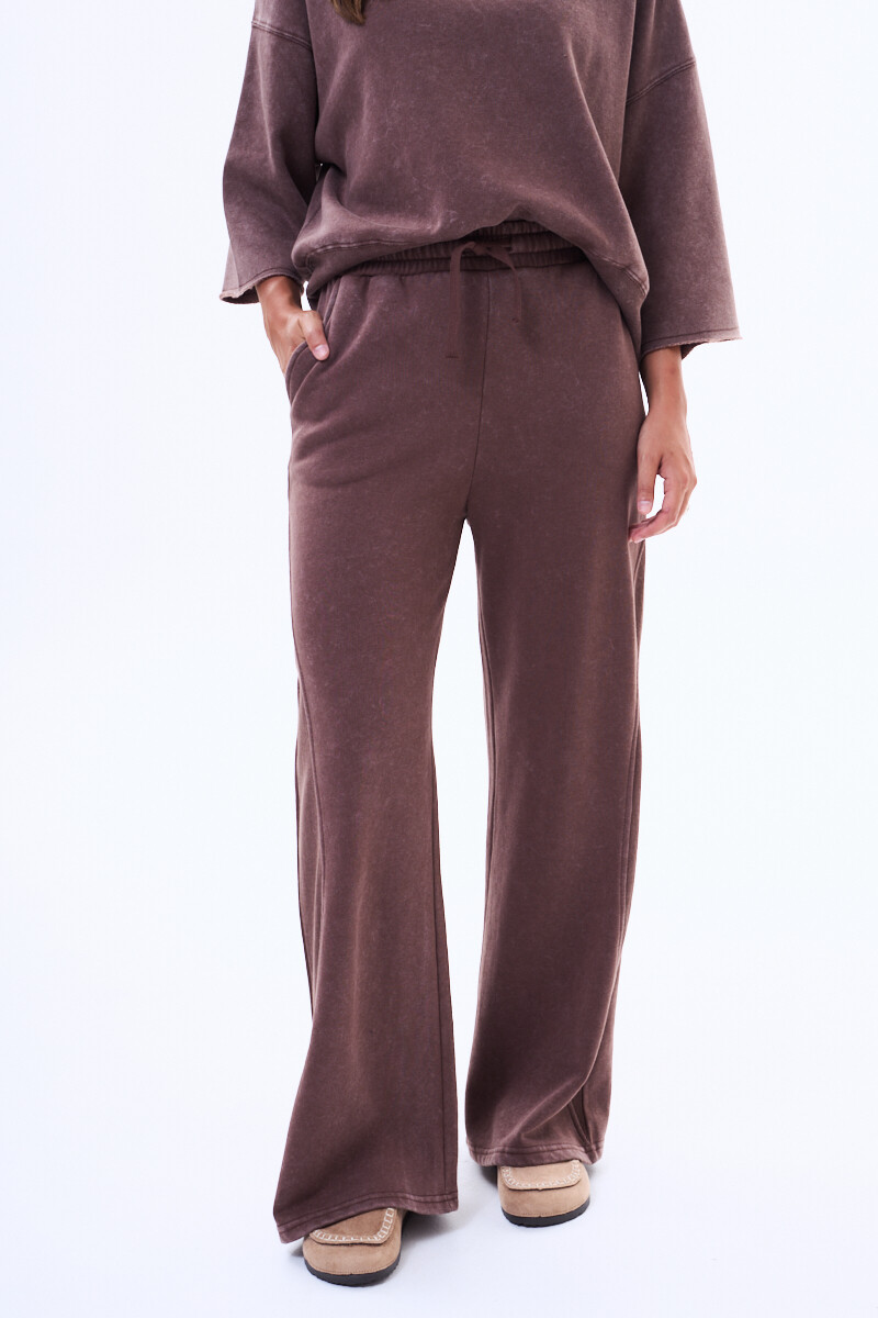 Pantalon felpa Salento Marrón