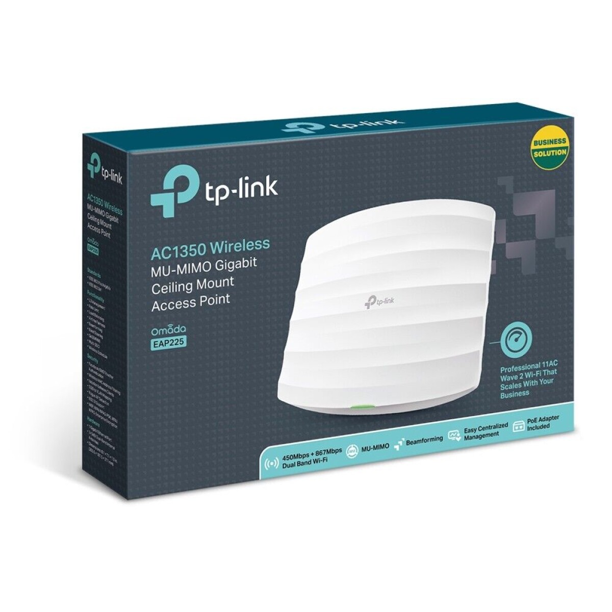 Red Inal - AP AC1350 EAP225 Tp-Link DualBand 1317MBps - Red Inal - Ap Ac1350 Eap225 Tp-link Dualband 1317mbps 