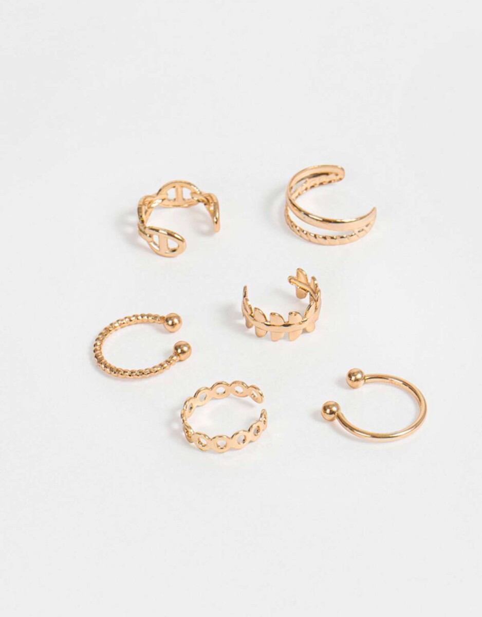 Set De Earcuff - Dorado 