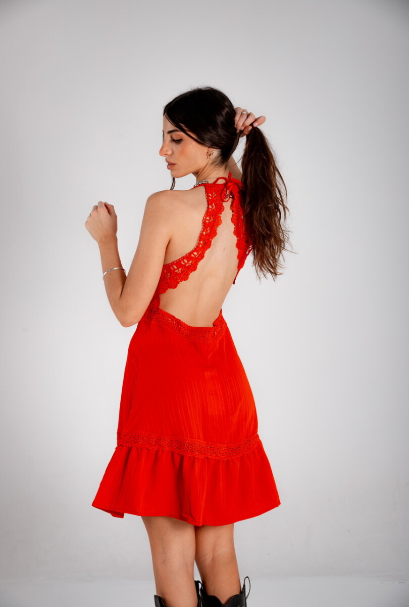 Vestido Amanda - rojo 
