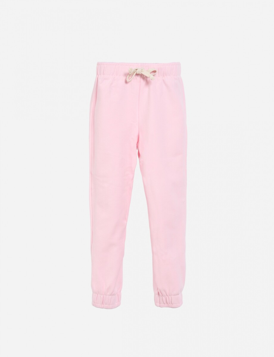 Jogger con cordón - Rosa 