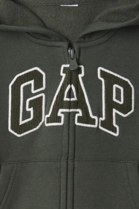 Canguro Con Cierre Logo Gap Toddler Niño Evergreen 585