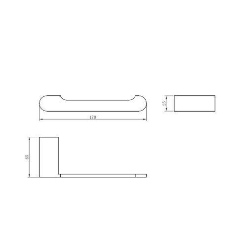 PORTA ROLLO DE METAL ACERO INOXIDABLE LINEA MANTUA NEGRO NEGRO