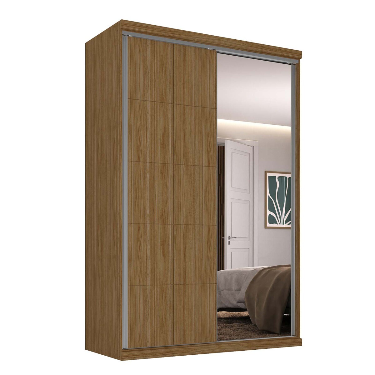 ROPERO PLACARD - 2 PUERTAS MDF MARRON SOUTH 