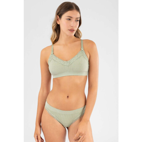 Soutien maternal camelina Verde malva