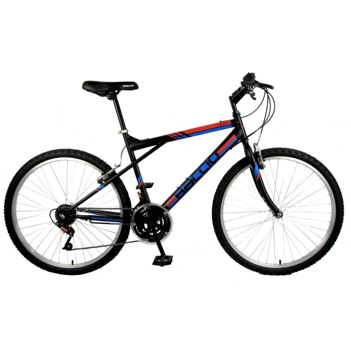 Bicicleta Baccio Alpina Man Montaña rodado 26 con 21 cambios - Negro/Rojo 