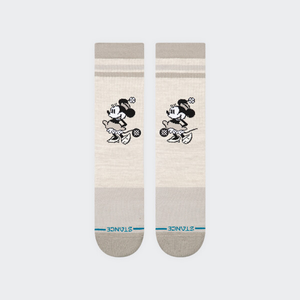 Medias Stance Vintage Minnie Crew Beige