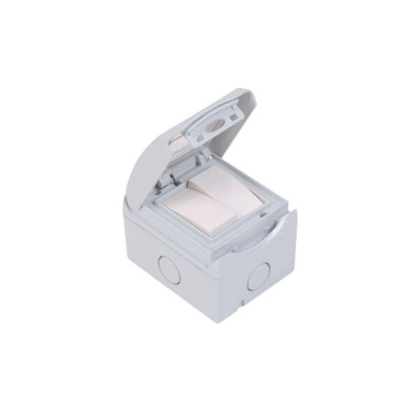 CAJA IP54 C/2 INTERRUPTORES UNIPOLAR MIG Caja Ip54 C/2 Interruptores Unipolar Mig