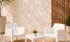 Set de Jardín Mesa + 2 sillas - Magna Master Blanco