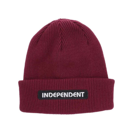 Gorro Lana Independent Vira B/C Groundwork Bordeaux