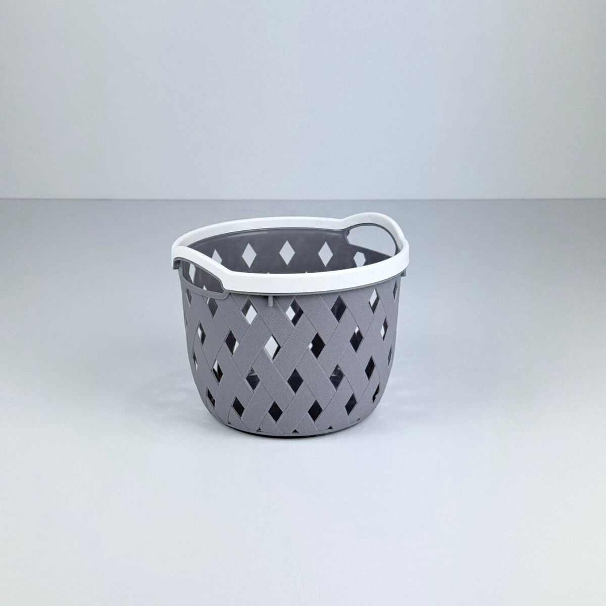 Canasto Organizador Multiuso Circular P–Gris 
