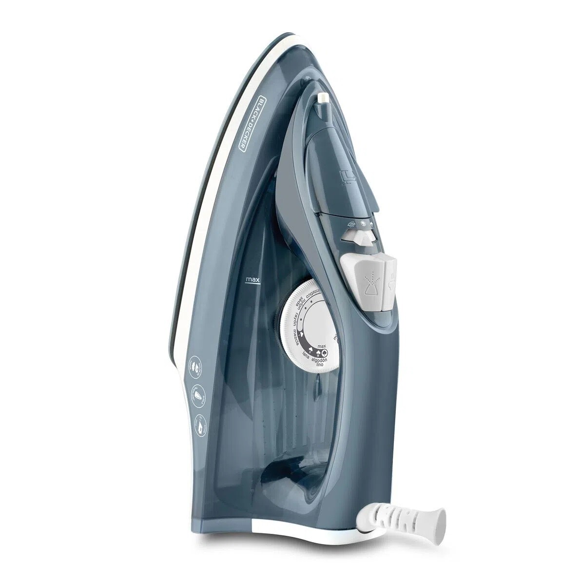 PLANCHA A VAPOR BLACK&DECKER, SUPERFICIE ANTIADHERENTE 