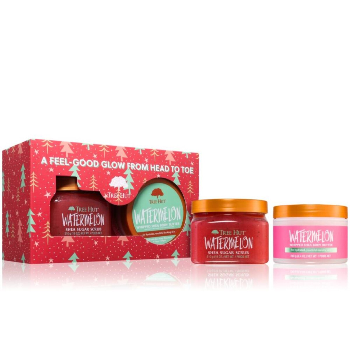 Pack Tree Hut Sandia Exfoliante 510g + Menteca Corporal 240g 