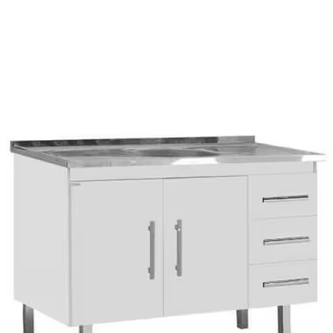 Mueble de cocina bajo mesada 120 cm blanco Mueble De Cocina Bajo Mesada 120 Cm Blanco