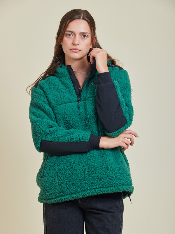 CANGURO S/C ELLES ( SHERPA ) RUSTY Verde