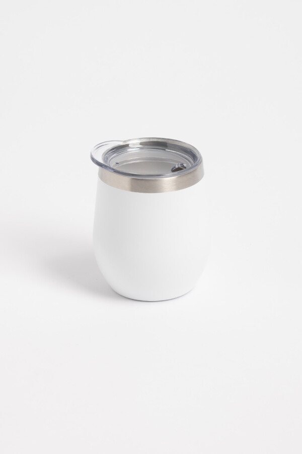 Mate acero inoxidable Blanco