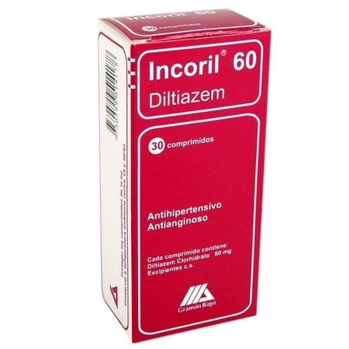 INCORIL 60 MG X 30 COMPRIMIDOS 